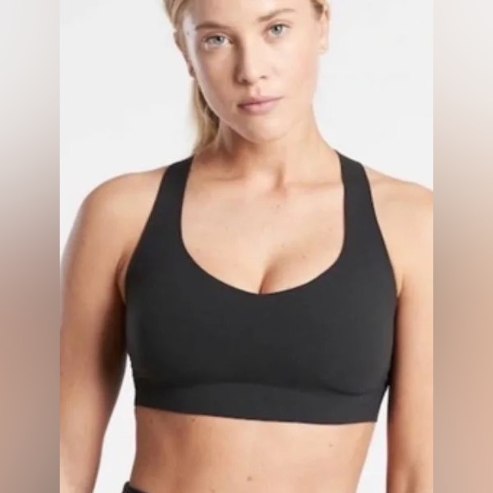 Athleta Pirouette Black Bra A-C Cups XS